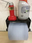 Industrial Blue Roll Paper Towel Holder Dispenser Cleaning Shelf Workshop Garage. Fixed Price $23.85.