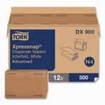 Tork DX900 1-PLY Bag-pack 13" 8.5" Xpressnap Napkins White (6000/CARTON) New. Fixed Price $289.99.