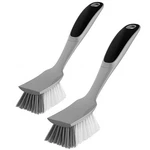 Mr.siga Dish Brush With Non Slip Handle Built-in Scraper, Scrub For Dis.... Fixed Price $22.51.