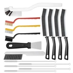 15PCS Crevice Cleaning Brush, Hard Bristle Cleaner Small Clean.... Fixed Price $12.12.