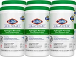 Pack Clorox Healthcare Hydrogen Peroxide Cleaner Wipes, 6.75" 9", 95 Count. Fixed Price $45.81.