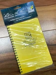 Rite Rain All-weather Side-spiral Notebook, 4 5/8" X 7", Yellow Cover. Fixed Price $12.95.
