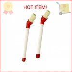 Kpfileh 2PCS Car Curved Tire Mounting Paste Lube Brush, 45 Degree Angle Head Aut. Fixed Price $12.81.