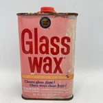 Vintage Glass Wax Gold Seal Metal Cleaner Full Can Discontinued. Fixed Price $25.00.