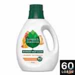 Seventh Generation Liquid Laundry Detergent Soap - 60 Loads 90 Fl Oz. Fixed Price $17.09.