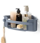 Umbra Flex Gray Shower Corner Caddy / Bin 9 12. Fixed Price $7.73.