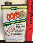 Oops! Nybco Stain Remover 1 Us Pint Original Discontinued Opened Approx 75% Full. Fixed Price $44.44.