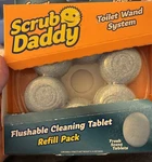 Scrub Daddy Toilet Wand System Refills 6 Pack Flushable Dissolving Cleaning Tabl. Fixed Price $9.98.