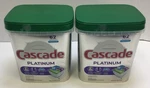 Cascade Platinum Dishwasher Pods, Actionpacs, Fresh Scent, 124 Total. Fixed Price $41.95.