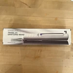 Sharper Imagine Travel Sanitizing Wand New Opened Box. Fixed Price $9.99.