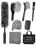 Oesee 8PCS Pro Wheel Cleaning Kit - Woolies Brushes, Pack, Grey & Black. Fixed Price $31.18.