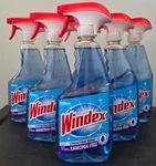 6 Windex Glass And Window Cleaner Spray Bottle, Ammonia Free 23 Fl Oz Shine. Fixed Price $35.99.