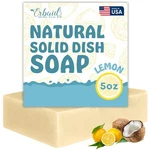 Non Toxic Dish Soap Bar Natural Solid With Lemon Scent Eco Frie.... Fixed Price $11.52.