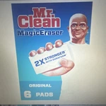 Mr. Clean Magic Eraser Original Durafoam Heavy Duty Scrubbing 6 Pads. Fixed Price $19.99.