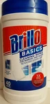 Brillo Basics Glass Cleaner Wipes 40 Count. Fixed Price $12.00.