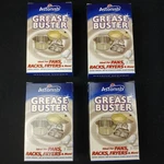 Astonish Grease Buster Lot Of 20 Tablets (4 Full Boxes) - Pans Racks Fryers. Fixed Price $17.95.
