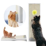20X6.5 Sisal Cat Scratching Post, Replaceable Pad, Groom Brush, Wall, Floor. Fixed Price $31.90.