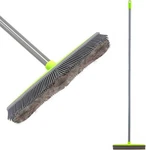 Landhope Push Broom Long Handle Rubber Bristles Sweeper Squeee Ed 59. Fixed Price $32.49.