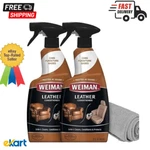 Weiman Leather Cleaner Conditioner For Furniture Uv Protection 22 Ounce Pack. Fixed Price $37.04.