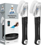 Mr.siga Soap Dispensing Dish Brush, Kitchen For Pot Pan Sink Black. Fixed Price $32.27.