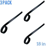 3 Pack Unger Professional 18 In Cut-to-size Replacement Squeegee Rubber Blades. Fixed Price $28.00.