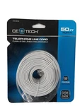 Ce Tech Telephone Line Cord White Data 50 Ft. Fixed Price $5.99.