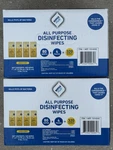 Two Boxes Of All Purpose Disinfecting Wipes - 320 Each 640 Total. Fixed Price $29.99.
