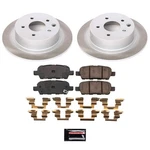 Powerstop Semi-coated Rotor And Low-dust Ceramic Brake Pad Kit. Fixed Price $135.93.