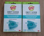 Scotch-brite Swift Bathroom Buildup Remover Scrubbers 2 In Each Pack. Fixed Price $10.80.