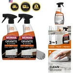 Granite And Stone Cleaner 3-IN-1, Removes Grease, Stains & Watermarks, Streak.... Fixed Price $55.37.