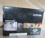 Lexmark E260X22G Black Drum Toner Cartridge. Fixed Price $34.99.