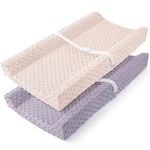 2PACK Changing Pad Covers Super Soft Minky Dots Plush Table 3.... Fixed Price $26.85.
