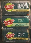 27CT Scotch-brite Heavy Duty Scrub Sponges Cleaning Pads (3PK Of 9CT Each) New. Fixed Price $24.00.