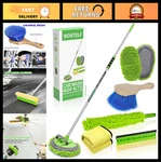 62" Car Wash Brush Kit - Long Handle Microfiber Mop, Detailing Tools, Squeegee,. Fixed Price $39.99.