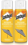 Scotchgard Sun And Shield, Repels Water, 10.5 Fluid Ounces (2 Cans). Fixed Price $36.95.