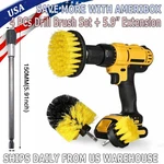 Drill Brush Set Power Scrubber Attachments For Carpet Tile Grout Cleaning. Fixed Price $8.99.