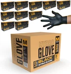 Hydroglove 6 Mil Black Nitrile Exam Gloves Case Of 1000 Medical & Food Grade. Fixed Price $65.00.