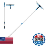 Unger 14" 2-IN-1 Window Squeegee & Scrubber W/ 8' Connect Clean Pole. Fixed Price $87.08.
