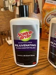 Scotch-brite Scratch-free Rejuvenating Glass Cooktop Polish, Leaves Brilliant. Fixed Price $12.00.