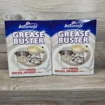 Lot Of 2 Astonish Grease Buster (new) 5 Tablets/box For Pans Rack Fryers. Fixed Price $9.97.