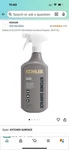 Kohler Premium Kitchen And Bathroom Cleaner Streak Free Shine 28 Fl Oz. Fixed Price $23.00.