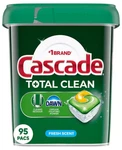 Cascade Total Clean Actionpacs, Dishwasher Detergent, Fresh Scent (95 Ct.). Fixed Price $29.99.