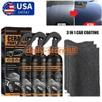 3X 120ML High Protection Quick Car Ceramic Coating Spray Hydrophobic. Fixed Price $16.99.