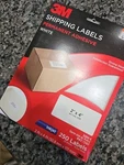 180/PACK X 4 3M Shipping Labels 3200-S Similar To Avery Inkjet White 8163. Fixed Price $9.98.