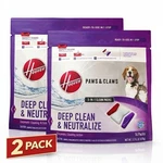 New 2 Pk Hoover Paws & Claws Deep Neutralize Carpet Cleaning 3 1 Pods. Fixed Price $16.99.