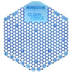6 Pack Monogram Clean Force Wave 3D Urinal Screens Cotton Blossom. Fixed Price $14.99.