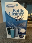 Cleaner Tablets 1PK 12PCS Cleans Water Bottles,coffee/ Metal Tumblers-new. Fixed Price $12.99.