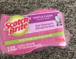 3M Scotch-brite Delicate Care Scrub Sponge 3/PKG Count. New Packaging.. Fixed Price $7.50.
