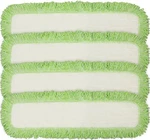 Commercial Microfiber Dry Mop Pad Refill 24 In Green Pack. Fixed Price $36.74.