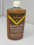 Gillespie Lemon Oil Wood Treatment 95% Full Vtg 1995 Discontinued Made Usa. Fixed Price $51.86.